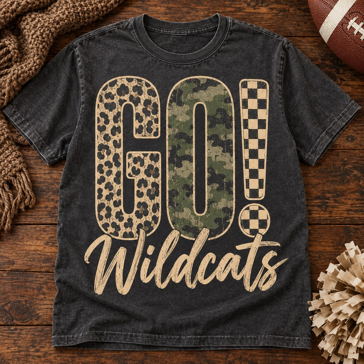 GO! Wildcats Leopard Camo