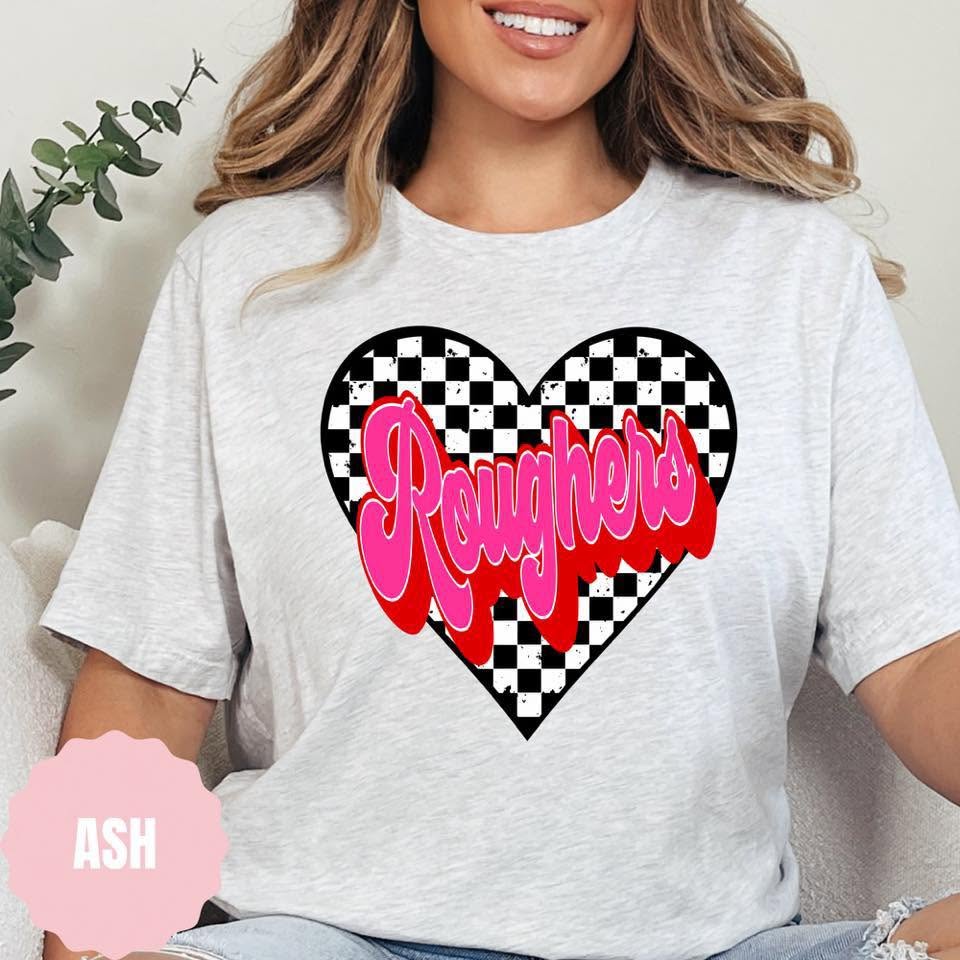Roughers Checkered Heart