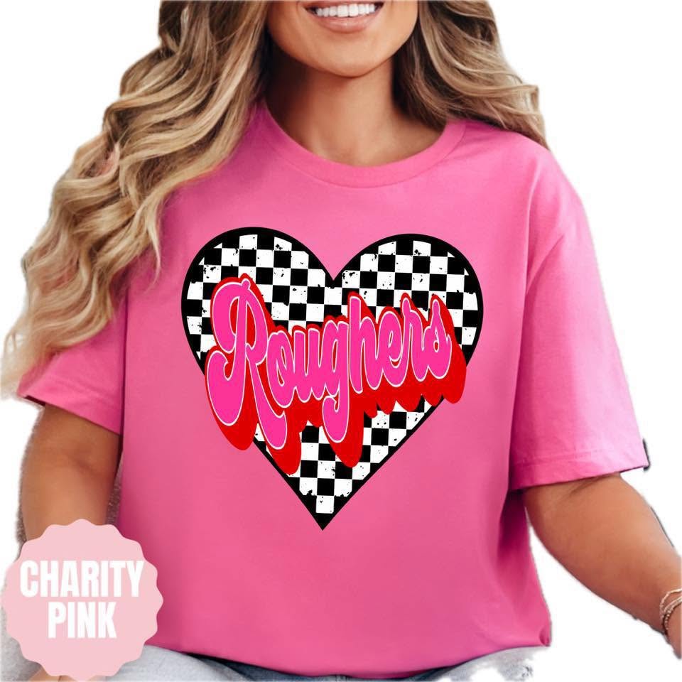 Roughers Checkered Heart