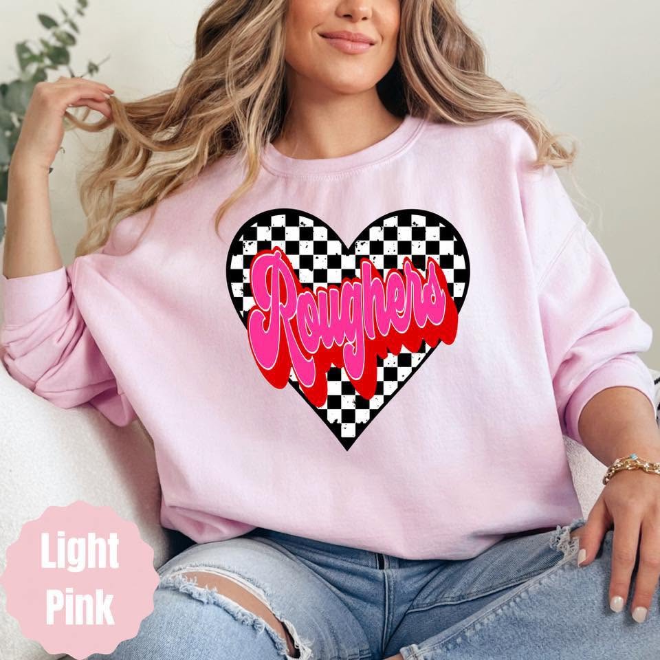 Roughers Checkered Heart