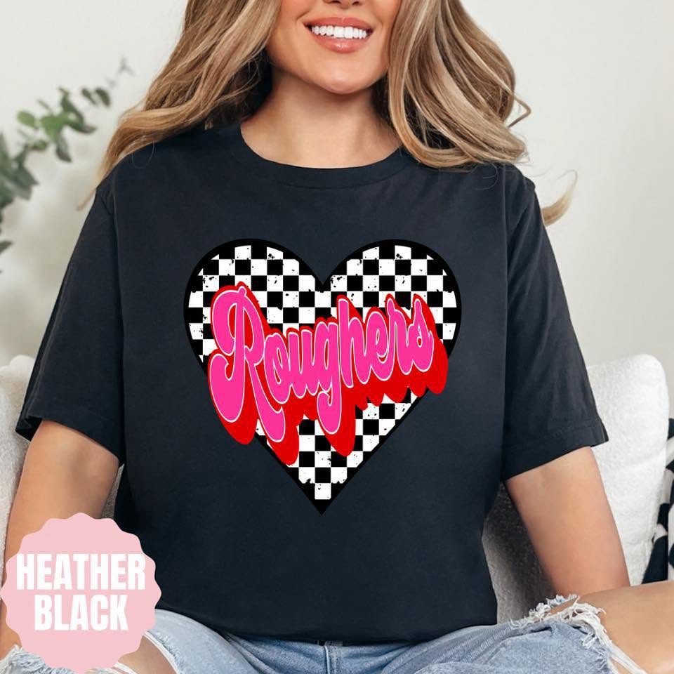 Roughers Checkered Heart