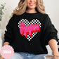 Roughers checkered heart apparel mockup