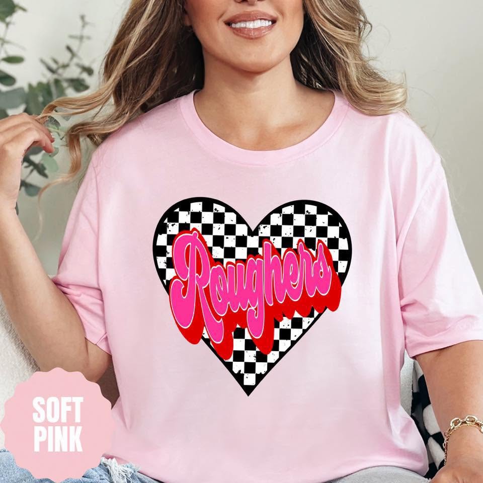 Roughers Checkered Heart