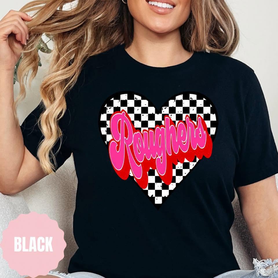 Roughers Checkered Heart