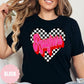 Roughers Checkered Heart