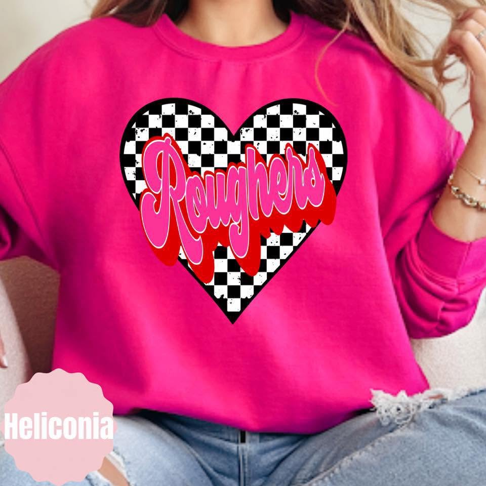Roughers Checkered Heart