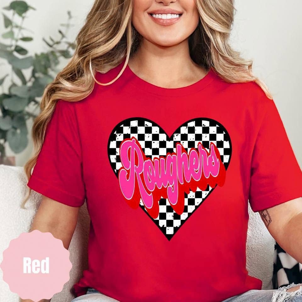 Roughers Checkered Heart