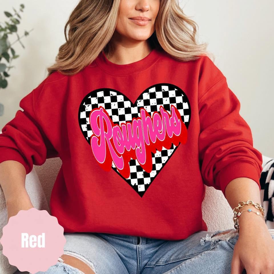 Roughers Checkered Heart