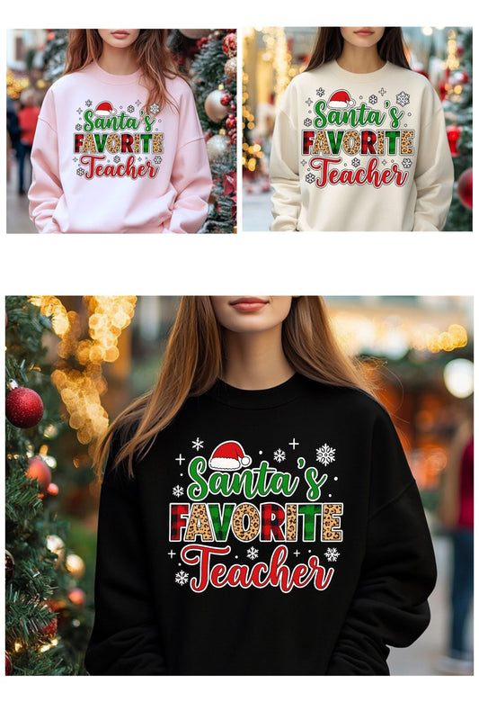 Santa's Favorite Teacher — Festive Script