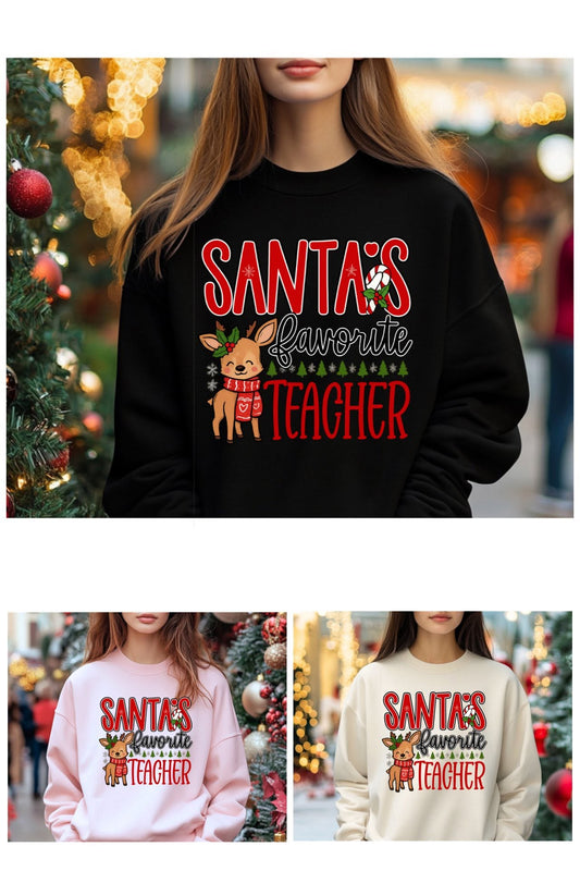 Santa's Favorite Teacher — Reindeer