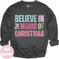 Believe in the Magic of Christmas Graphic Apparel mockup