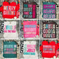Nine Christmas designs; this listing is for the design named in the product title