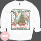 Deck These Halls white sweatshirt