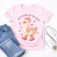 Silly Goose on the Loose Valentine Tee mockup