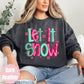 Pink and Green Let It Snow mockup