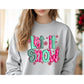 Pink and Green Let It Snow mockup