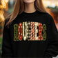 Roughers Christmas patchwork lettering