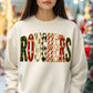 Roughers Christmas patchwork lettering