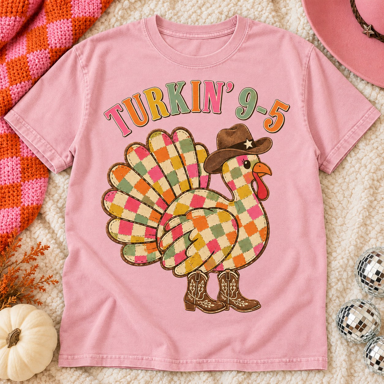 Turkin' 9-5 Checkered Turkey