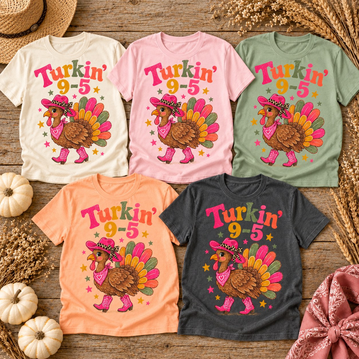 Turkin' 9-5 Cowgirl Turkey