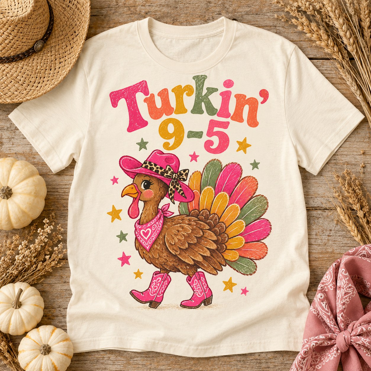 Turkin' 9-5 Cowgirl Turkey