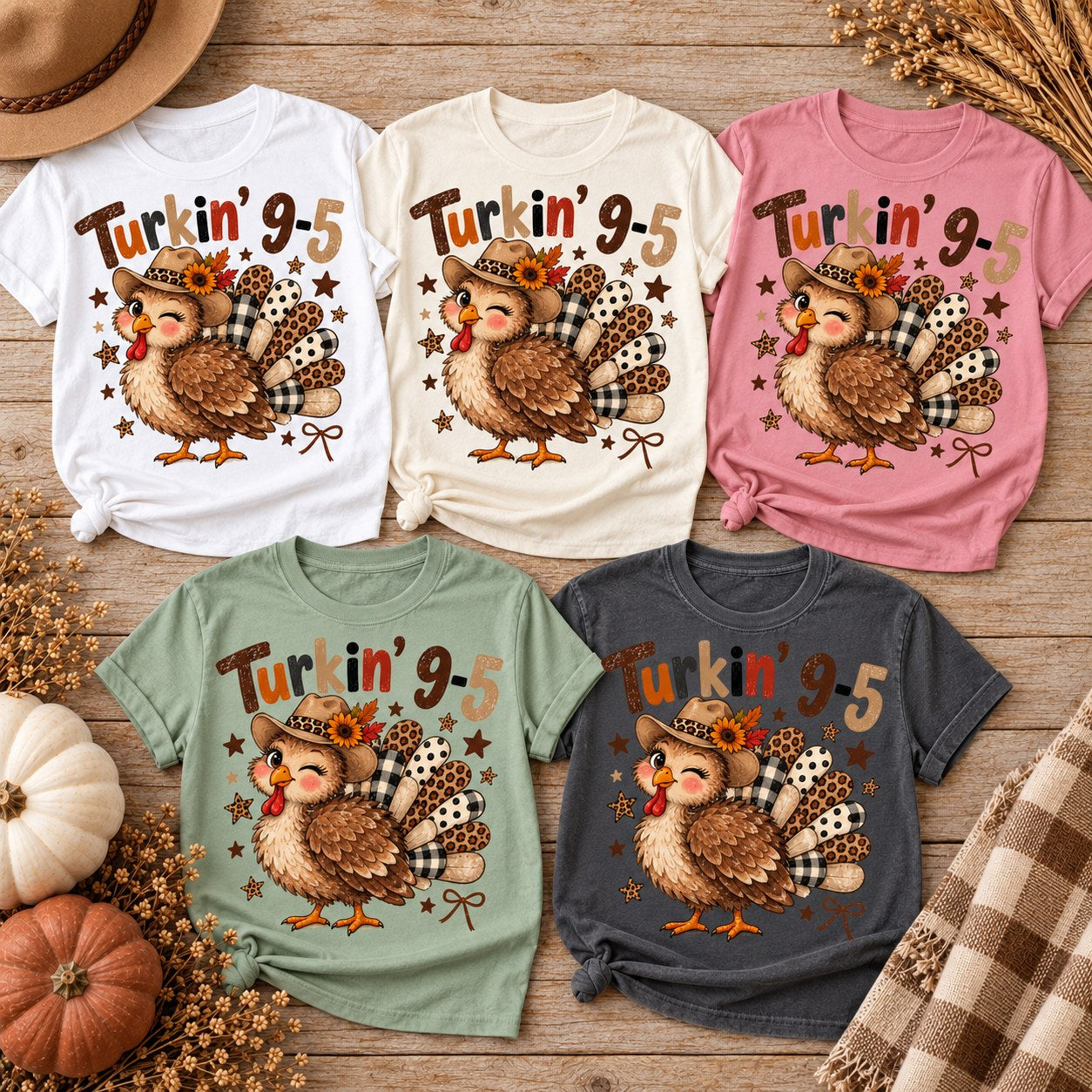 Turkin' 9-5 Leopard Plaid Turkey