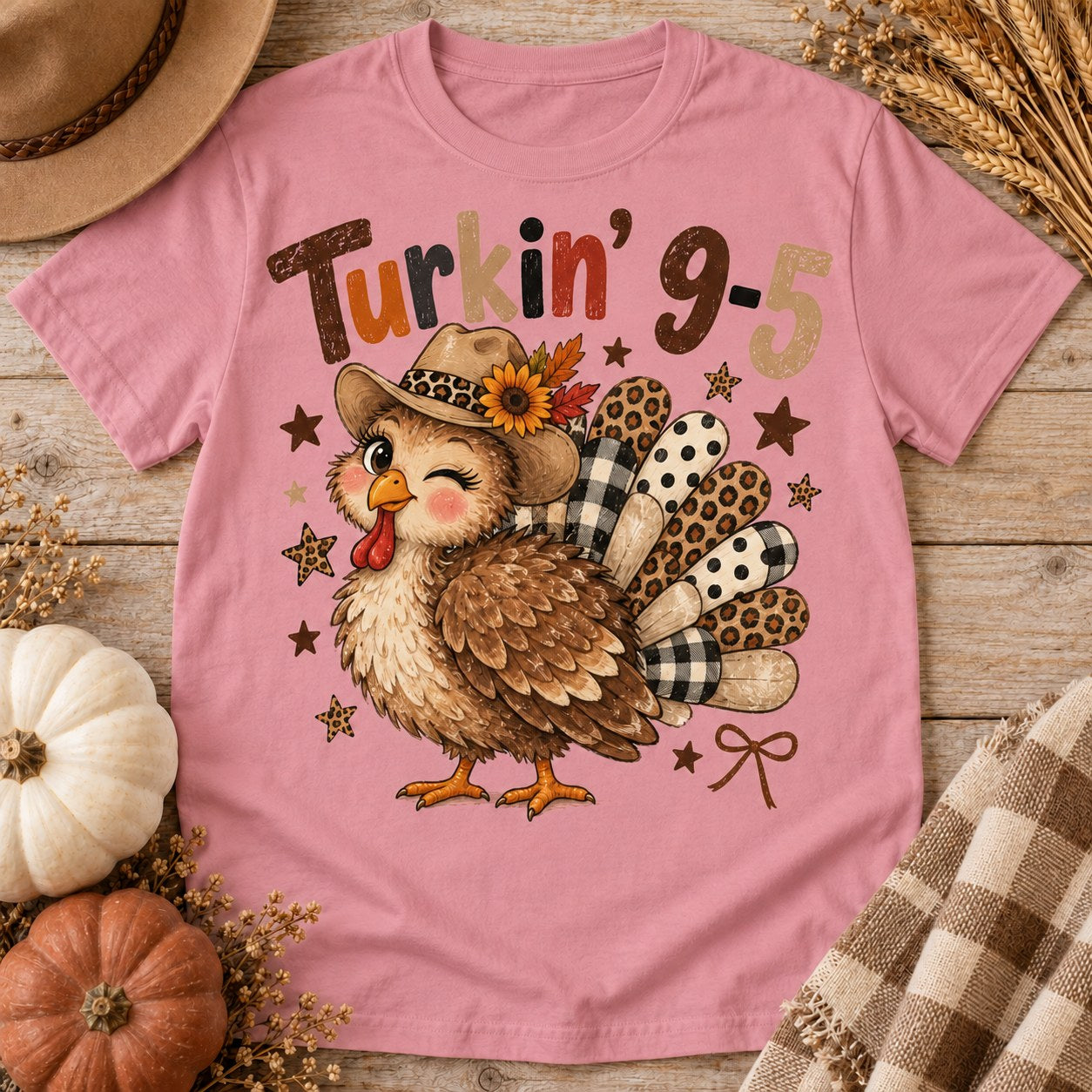 Turkin' 9-5 Leopard Plaid Turkey
