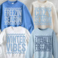 Winter Vibes winter mockup; shown with other winter designs