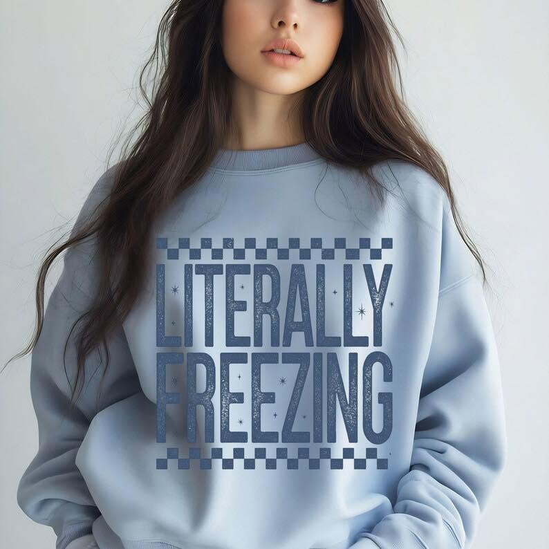 Literally Freezing winter mockup
