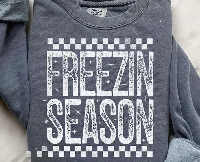 Freezin Season winter apparel mockup