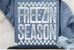 Freezin Season winter apparel mockup