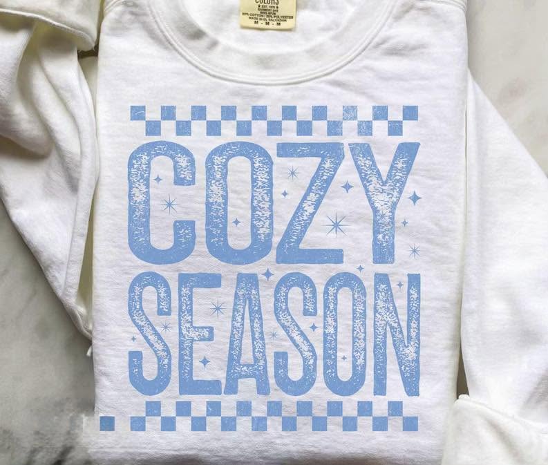 Cozy Season winter apparel mockup
