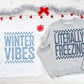 Winter Vibes winter apparel mockup